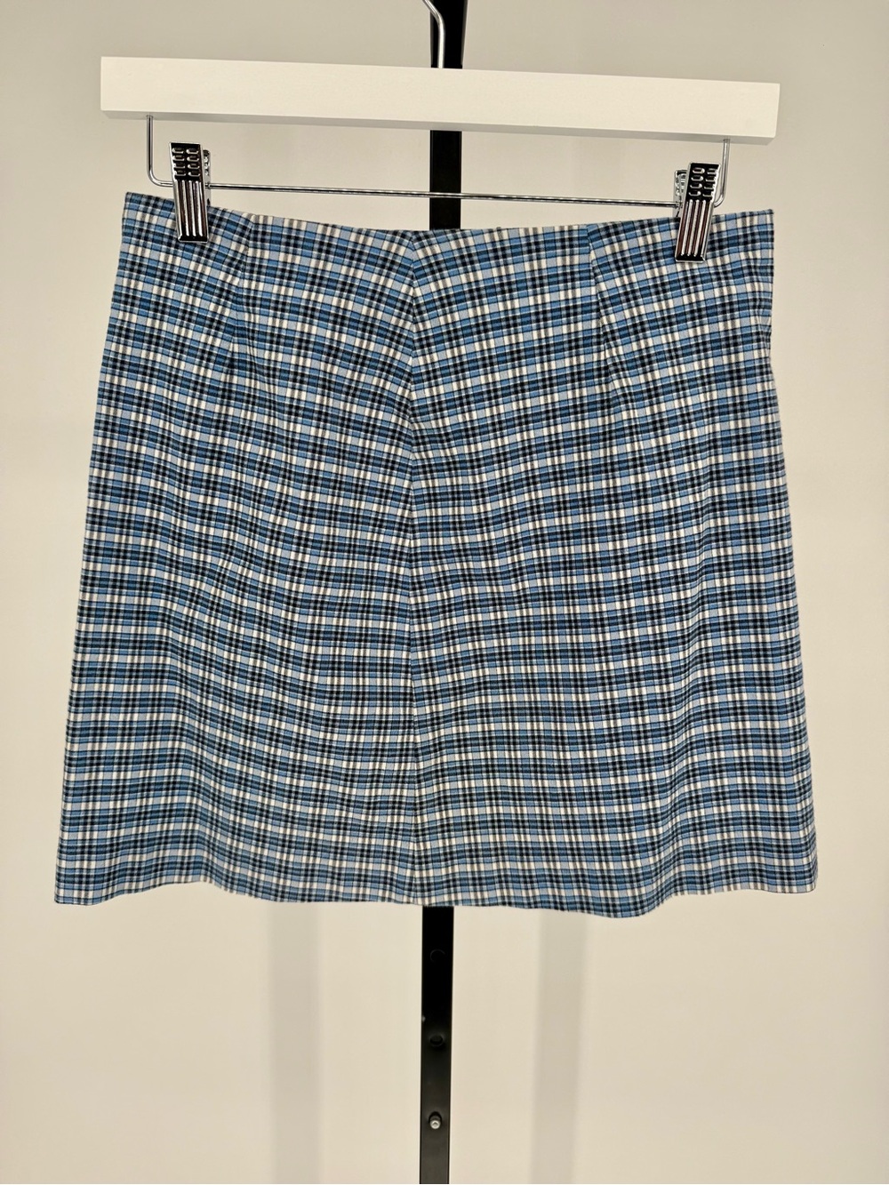 The Limited Blue & White Checkered Mini Skirt sz 6